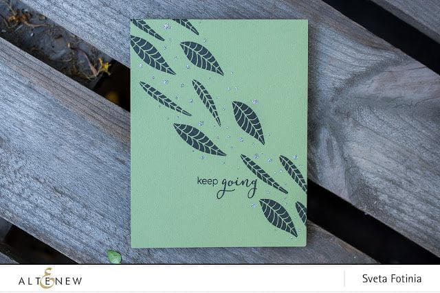 Altenew Stamp & Die & Stencil Bundle Playful Plumeria Stamp & Die & Mask Stencil Bundle