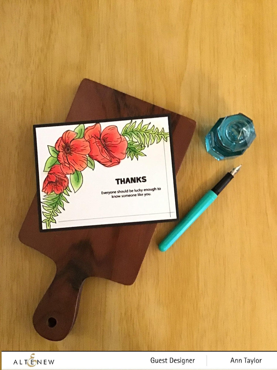 Altenew Stamp & Die & Stencil Bundle Poppy Arrangement Stamp & Die & Stencil Bundle
