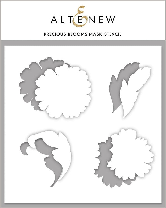 Altenew Stamp & Die & Stencil Bundle Precious Blooms Stamp & Die & Mask Stencil Bundle