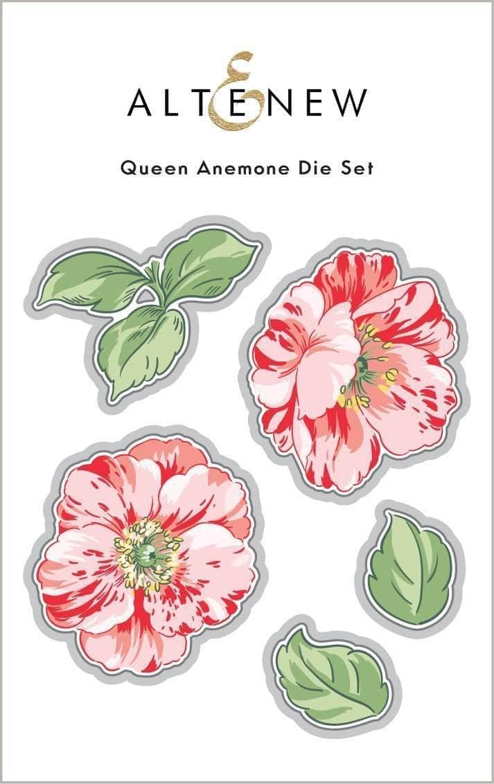 Altenew Stamp & Die & Stencil Bundle Queen Anemone