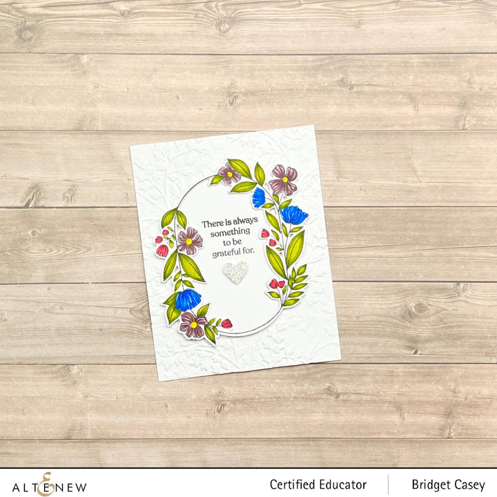 Altenew Stamp & Die & Stencil Bundle Sentimental Florals Stamp & Die & Stencil Bundle