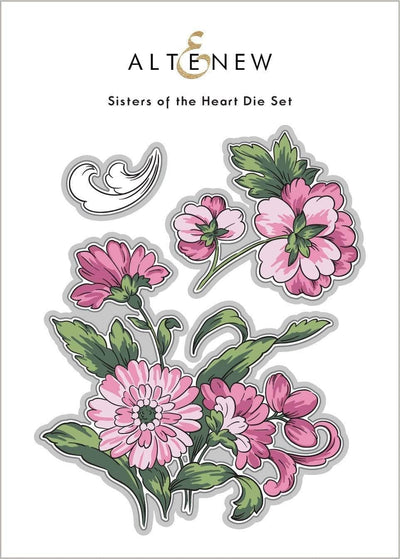 Altenew Stamp & Die & Stencil Bundle Sisters Of The Heart