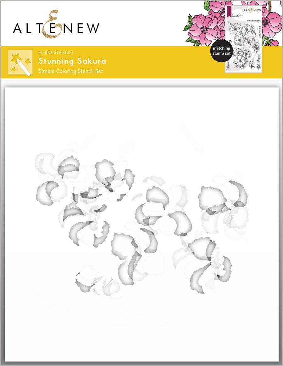 Stunning Sakura Stamp & Die & Stencil Bundle | Altenew