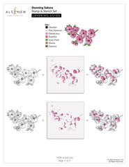 Altenew Partner Team Stamp & Die Bundle Stunning Sakura