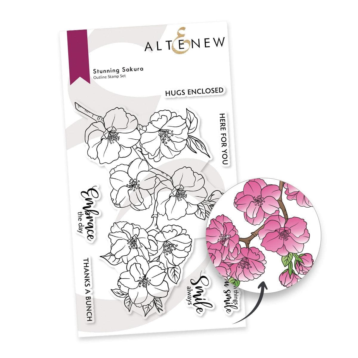 Stunning Sakura Stamp & Die & Stencil Bundle | Altenew