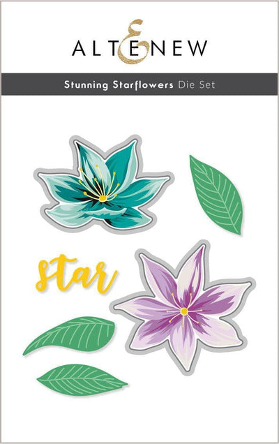 Altenew Stamp & Die & Stencil Bundle Stunning Starflowers