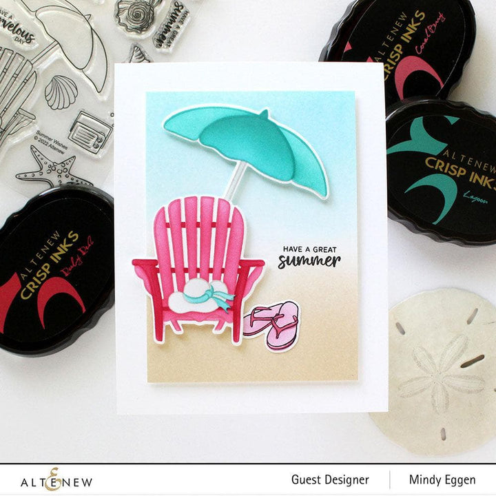 Altenew Stamp & Die & Stencil Bundle Summer Wishes Stamp & Die & Stencil Bundle