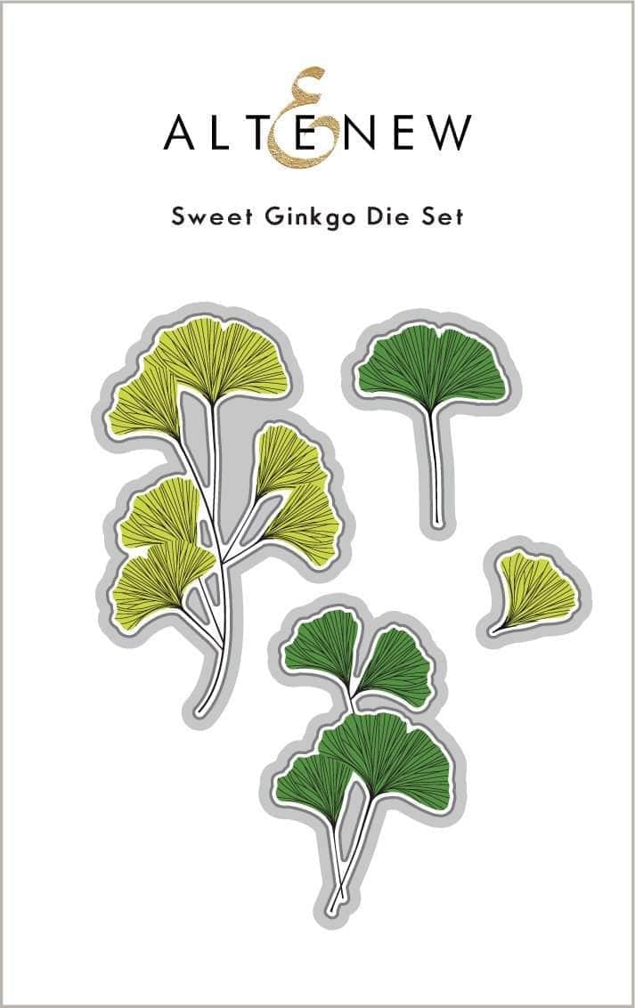 Altenew Stamp & Die & Stencil Bundle Sweet Ginkgo