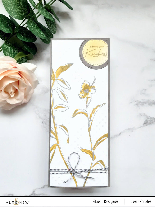 Altenew Stamp & Die & Stencil Bundle Tall Foliage