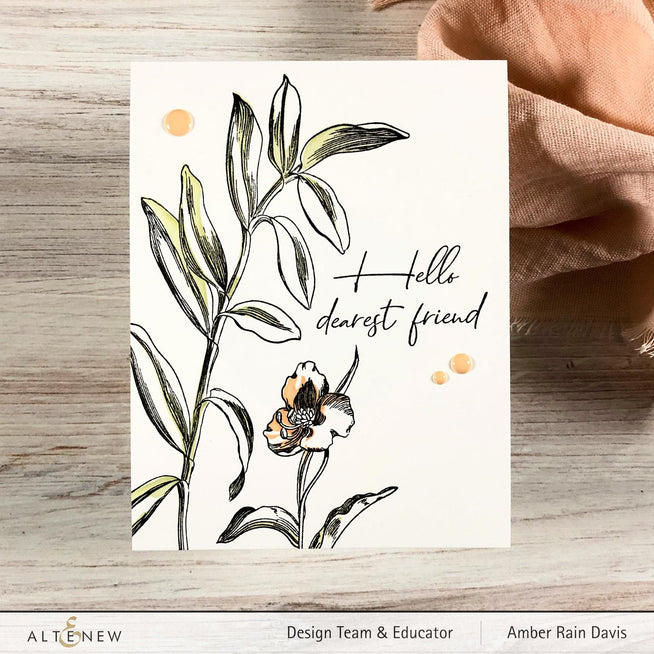 Altenew Stamp & Die & Stencil Bundle Tall Foliage