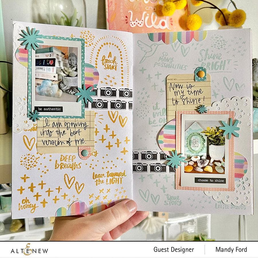 Altenew Stamp & Die Bundle Through the Rainbow