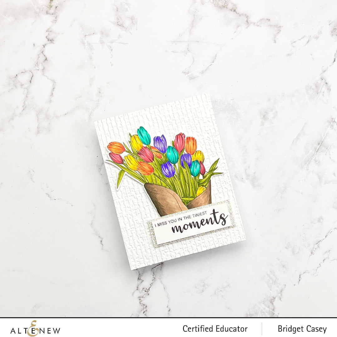 Altenew Stamp & Die & Stencil Bundle Timeless Tulips Stamp & Die & Stencil Bundle