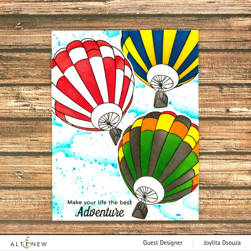 Altenew | Card Making, Scrapbooking & Paper-Crafting Supplies! Stamp & Die & Stencil Bundle Up & Away Stamp & Die & Coloring Stencil Bundle