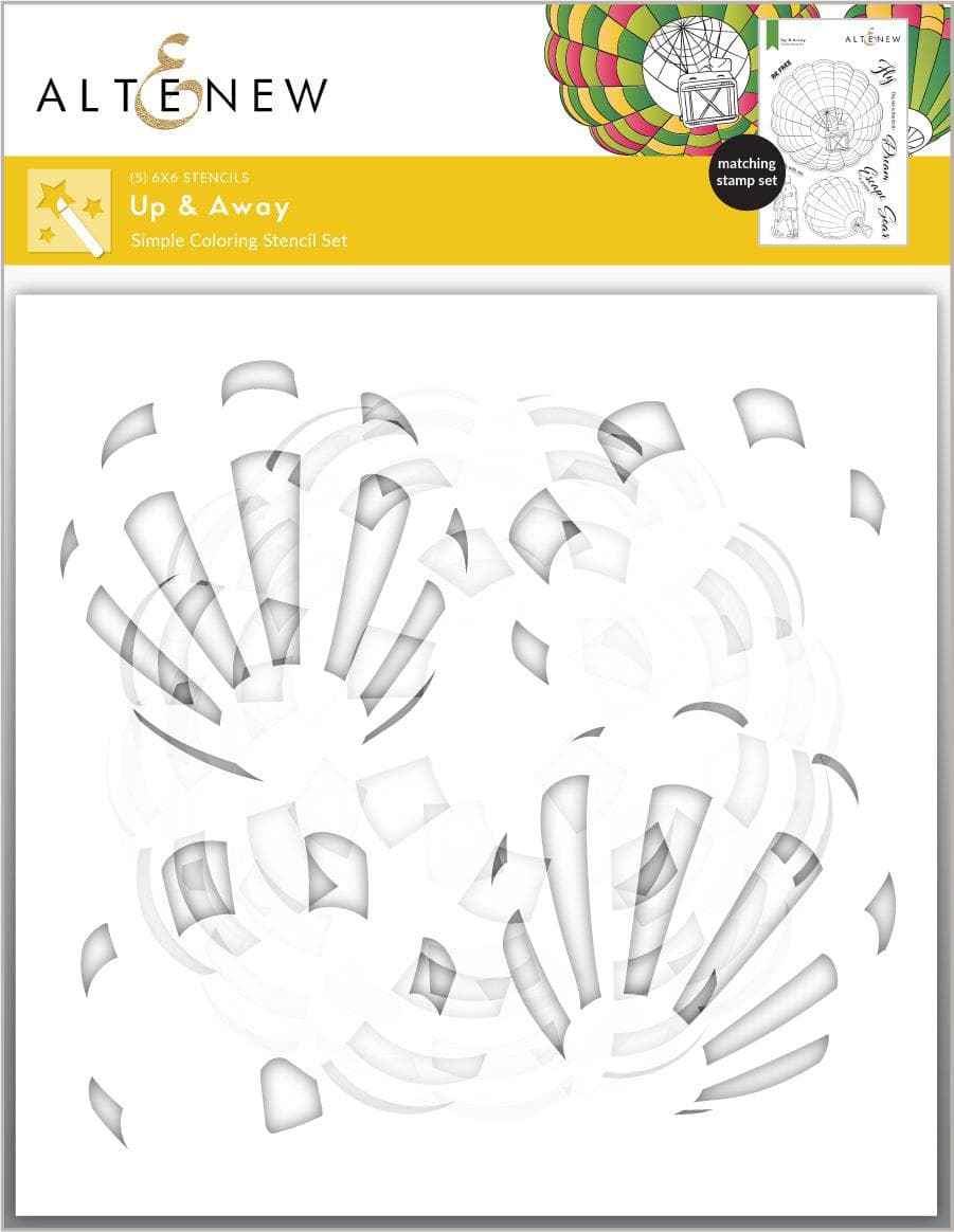 Altenew | Card Making, Scrapbooking & Paper-Crafting Supplies! Stamp & Die & Stencil Bundle Up & Away Stamp & Die & Coloring Stencil Bundle