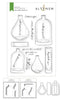 Altenew Stamp & Die & Stencil Bundle Versatile Vases 2 Stamp & Die & Mask Stencil Bundle