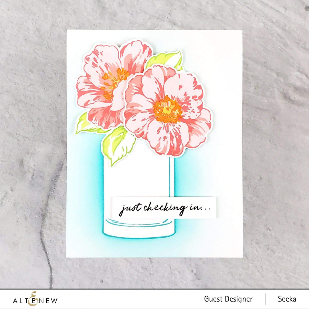 Altenew Stamp & Die & Stencil Bundle Versatile Vases 2 Stamp & Die & Mask Stencil Bundle