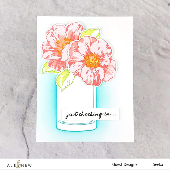 Altenew Stamp & Die & Stencil Bundle Versatile Vases 2 Stamp & Die & Mask Stencil Bundle