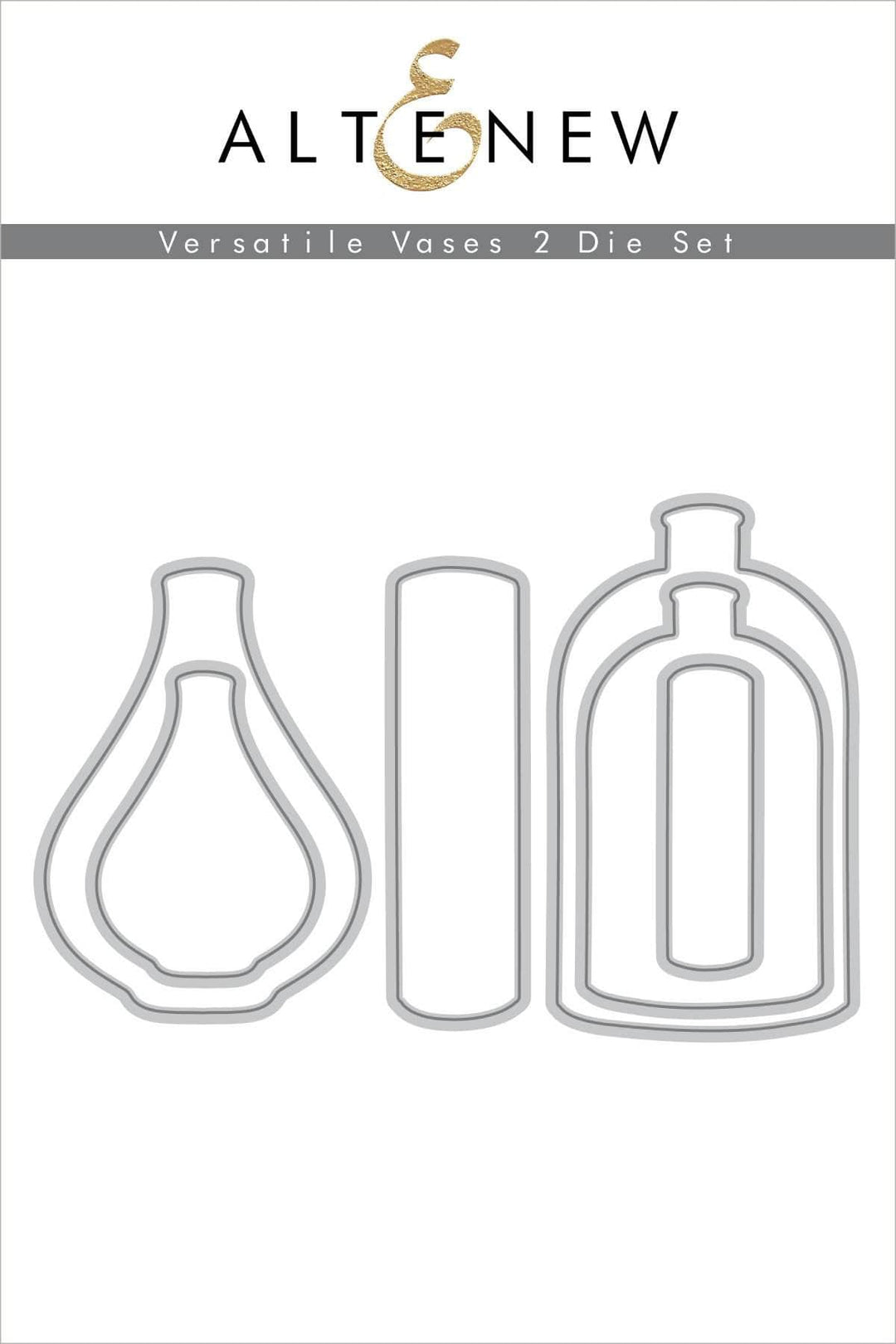 Altenew Stamp & Die & Stencil Bundle Versatile Vases 2