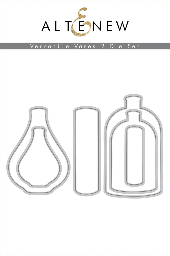 Altenew Stamp & Die & Stencil Bundle Versatile Vases 2