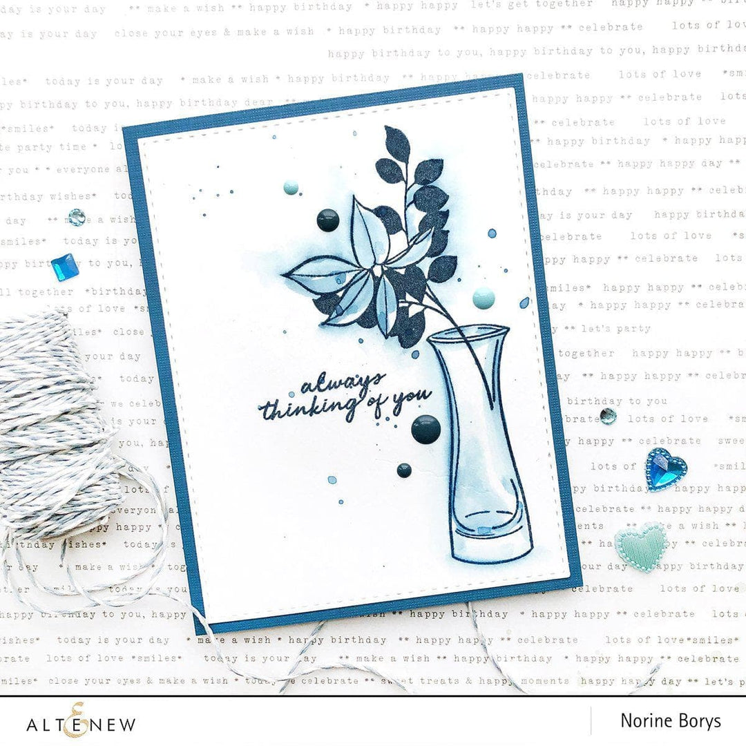 Altenew Stamp & Die & Stencil Bundle Versatile Vases Stamp & Die & Mask Stencil Bundle