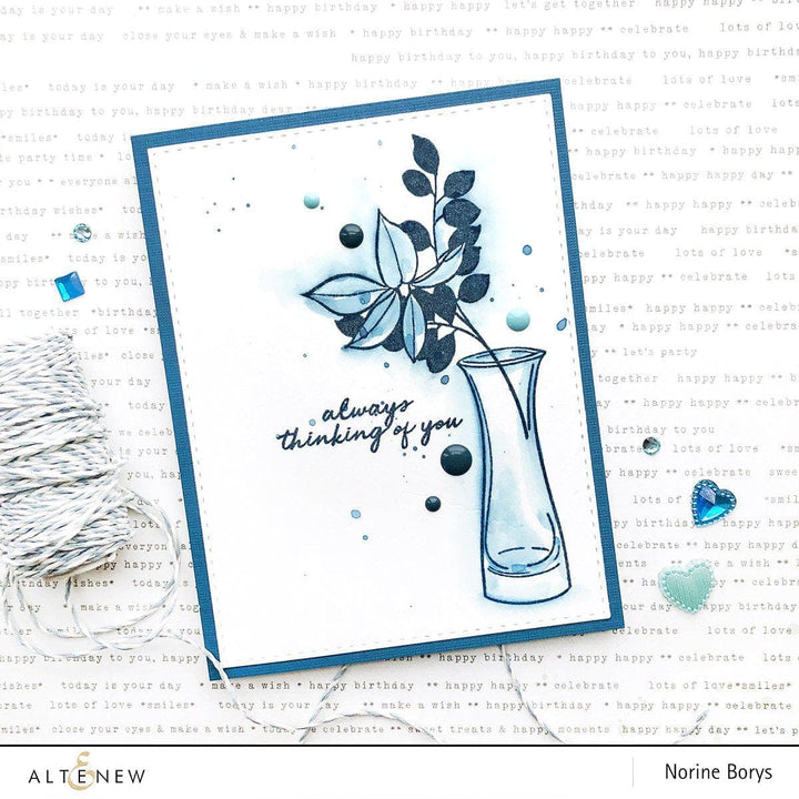 Altenew Stamp & Die & Stencil Bundle Versatile Vases Stamp & Die & Mask Stencil Bundle