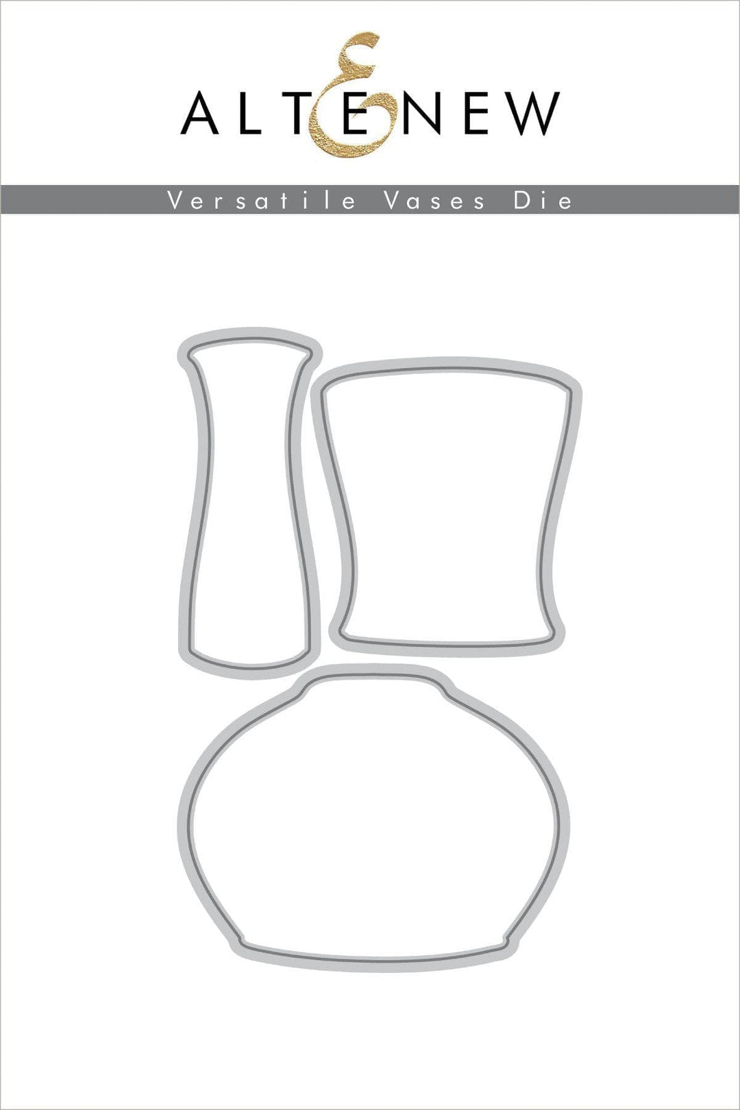 Altenew Stamp & Die & Stencil Bundle Versatile Vases Stamp & Die & Mask Stencil Bundle