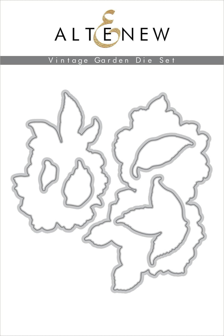 Altenew Stamp & Die & Stencil Bundle Vintage Garden