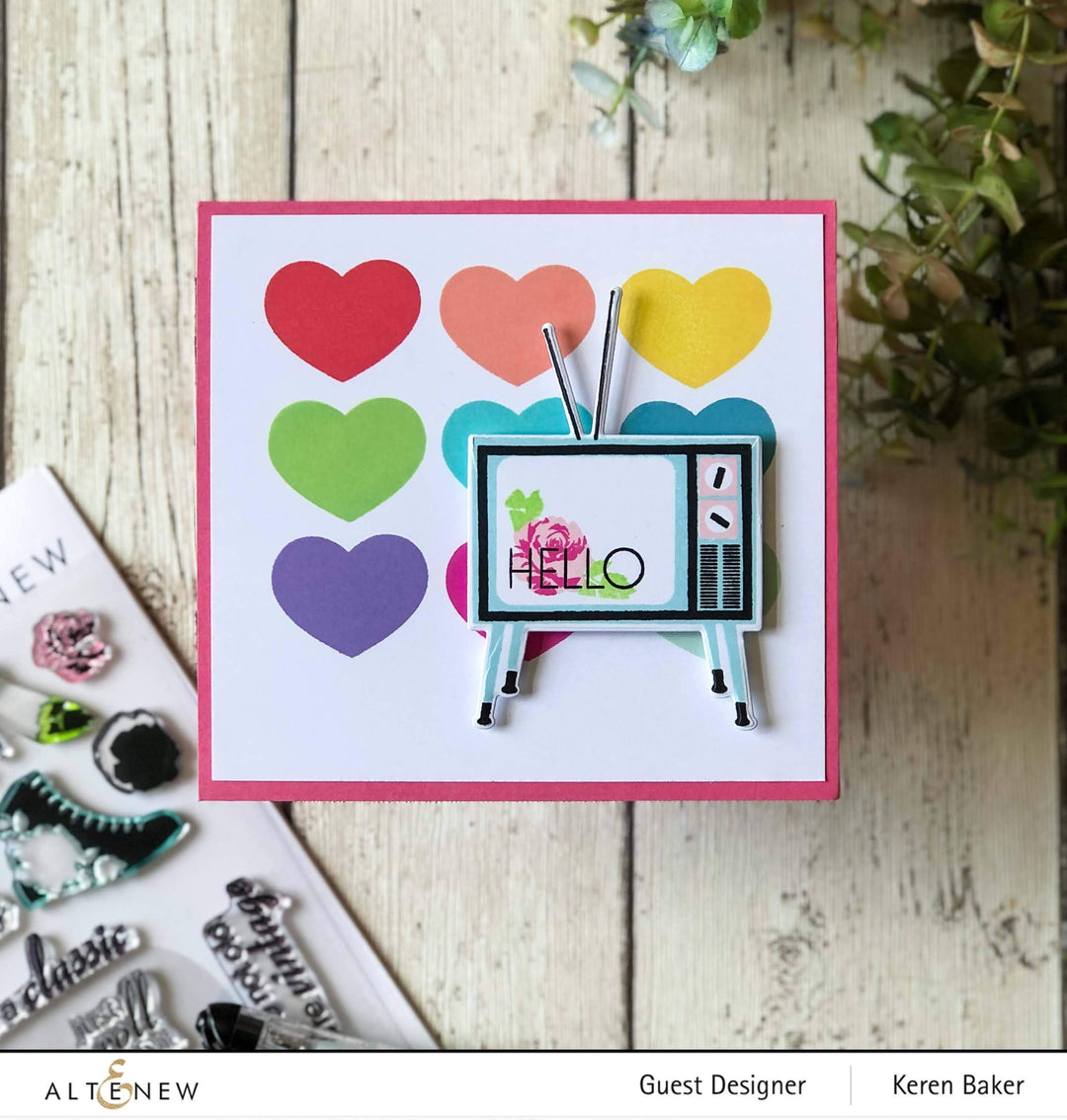 Altenew Vintage Vibes stamp, die, and stencil bundle with floral and vintage-inspired designs for crafting projects.
