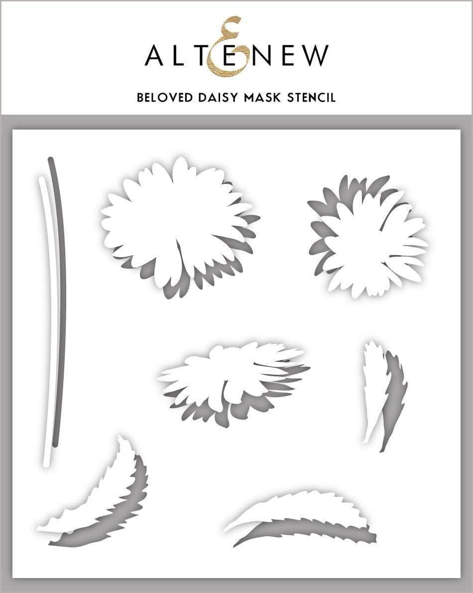 Retired - Beloved Daisy Stamp & Die & Mask Stencil Bundle - Altenew