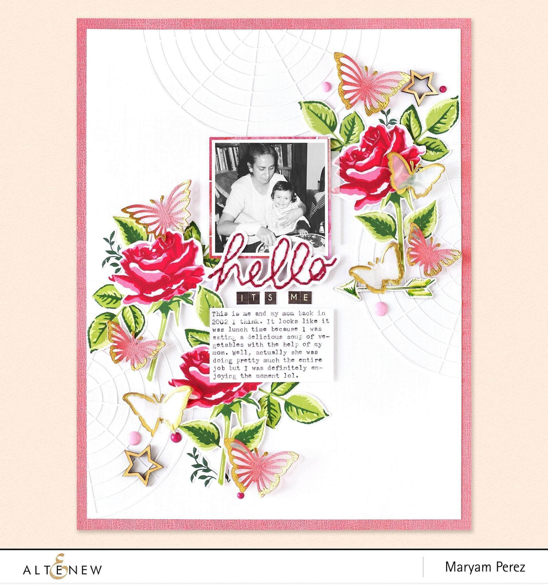 Altenew Stamp & Die & Stencil Bundle Classic Beauty Stamp & Die & Mask Stencil Bundle