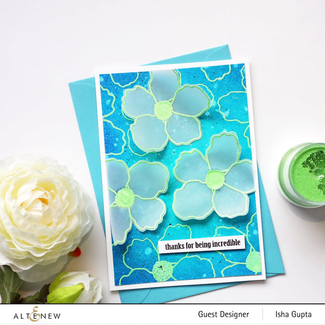 Altenew Stamp & Die & Stencil Bundle Nature's Beauty Coordinating Stamp & Die & Mask Stencil Bundle