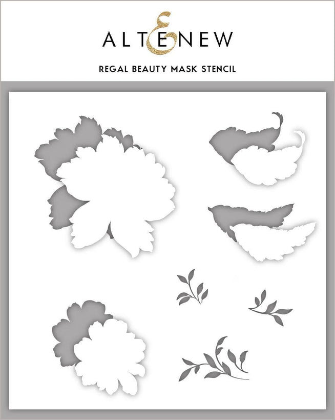 Altenew Stamp & Die & Stencil Bundle Regal Beauty Stamp & Die & Mask Stencil Bundle