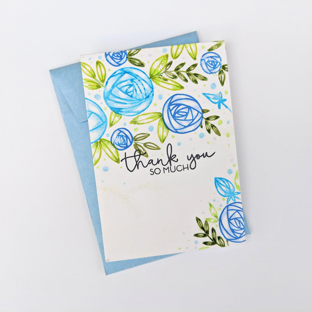 Altenew Stamp & Die & Stencil Bundle Rennie Roses Stamp & Die & Mask Stencil Bundle