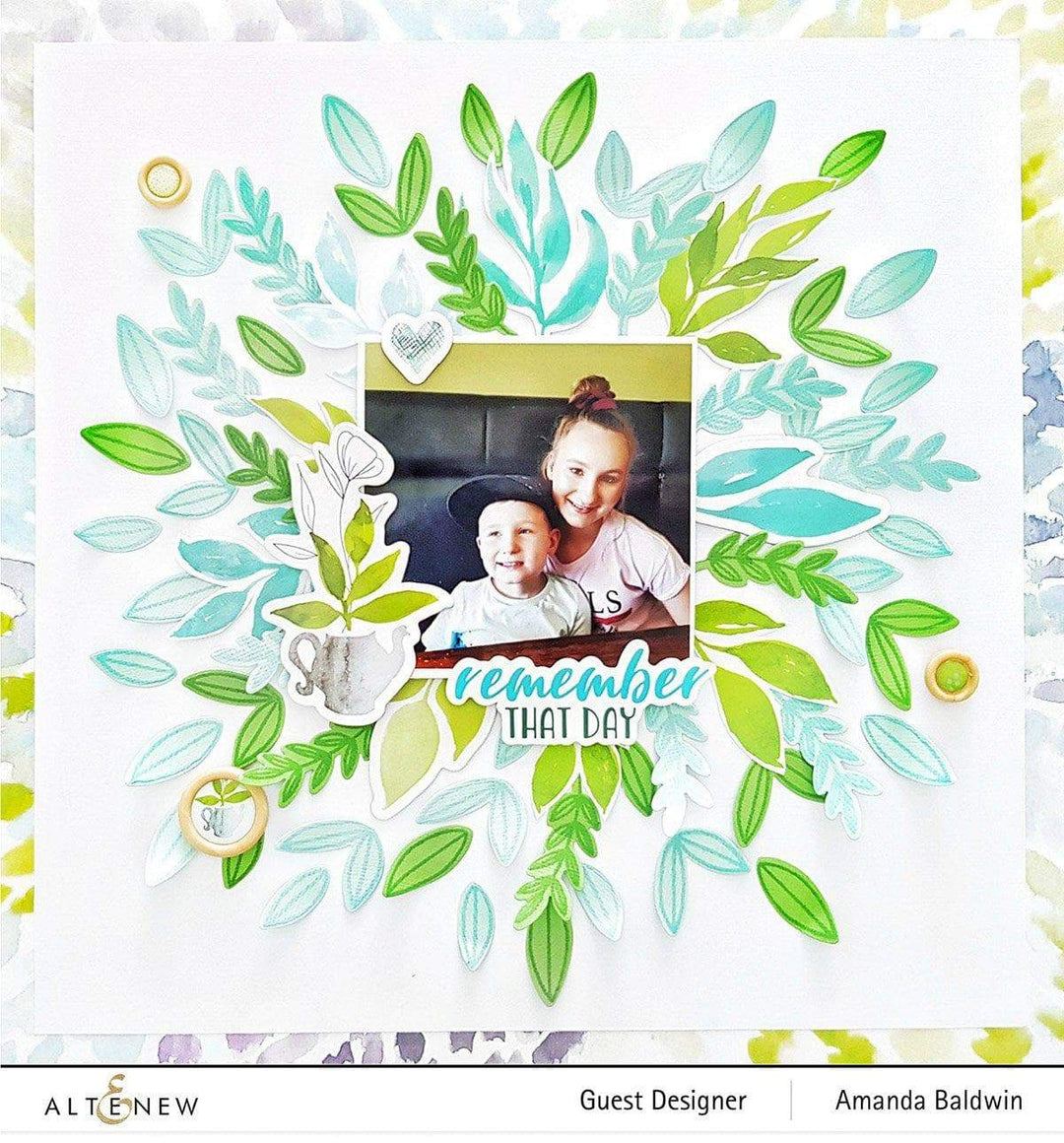 Altenew Stamp & Die & Stencil Bundle Rennie Roses Stamp & Die & Mask Stencil Bundle