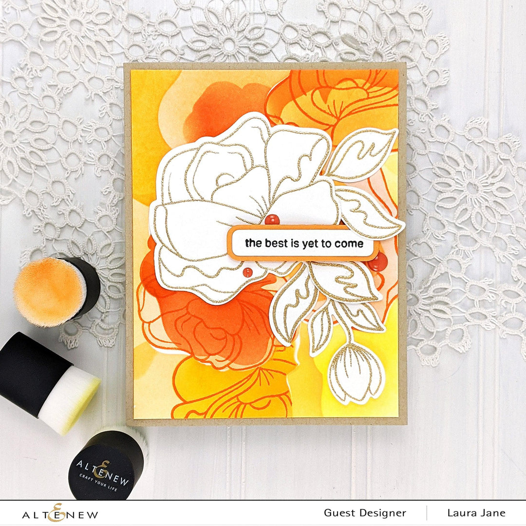 Altenew Stamp & Die & Stencil Bundle Simple Roses Stamp & Die & Mask Stencil Bundle