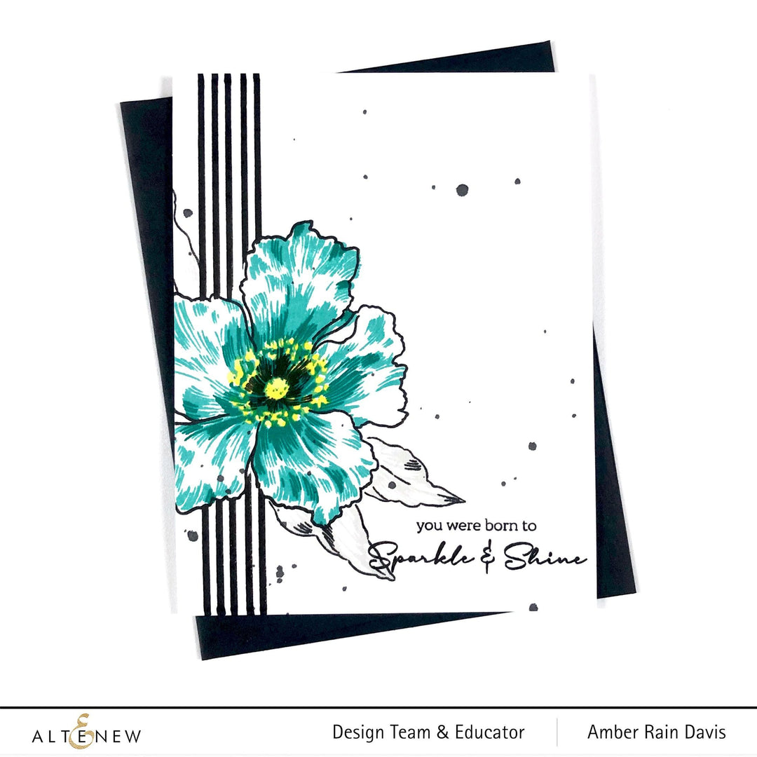 Altenew Stamp & Die & Stencil Bundle Sparkled Stamp & Die & Mask Stencil Bundle