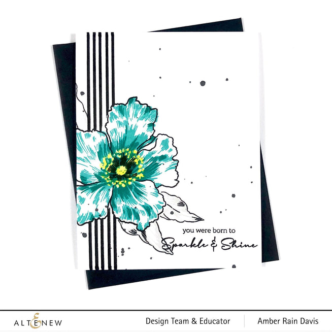 Altenew Stamp & Die & Stencil Bundle Sparkled Stamp & Die & Mask Stencil Bundle