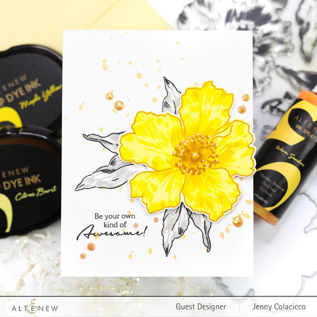 Altenew Stamp & Die & Stencil Bundle Sparkled Stamp & Die & Mask Stencil Bundle