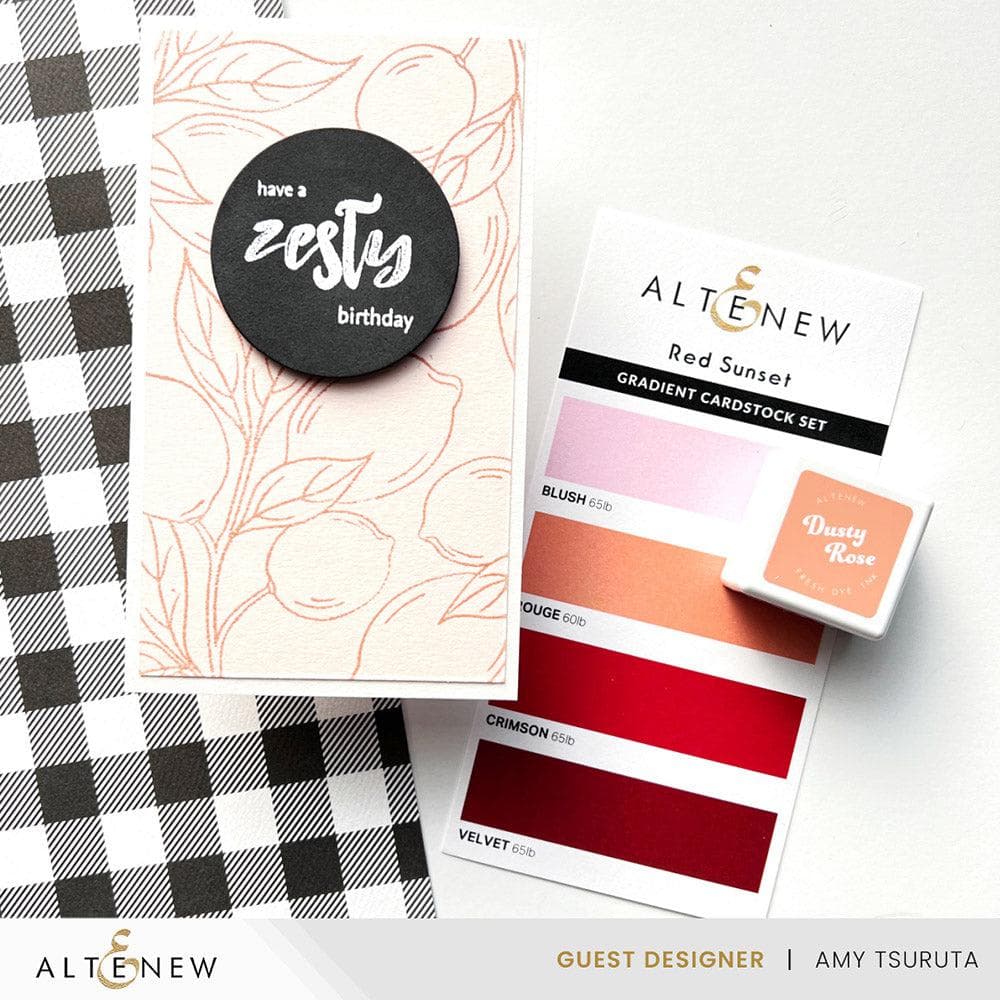 Altenew Stamp & Die & Stencil Bundle Zesty Life