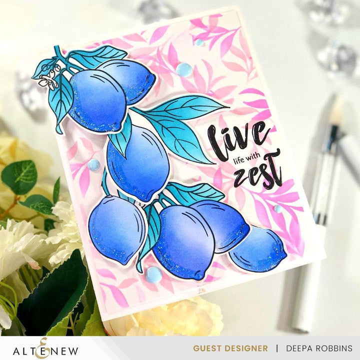 Altenew Stamp & Die & Stencil Bundle Zesty Life