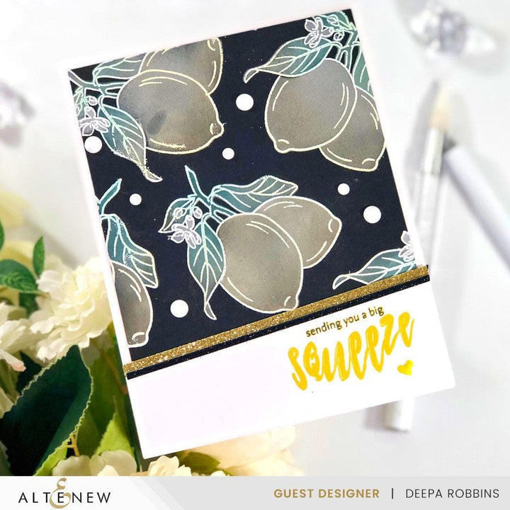 Altenew Stamp & Die & Stencil Bundle Zesty Life