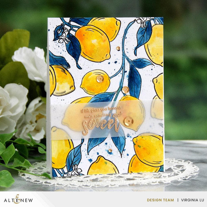 Altenew Stamp & Die & Stencil Bundle Zesty Life