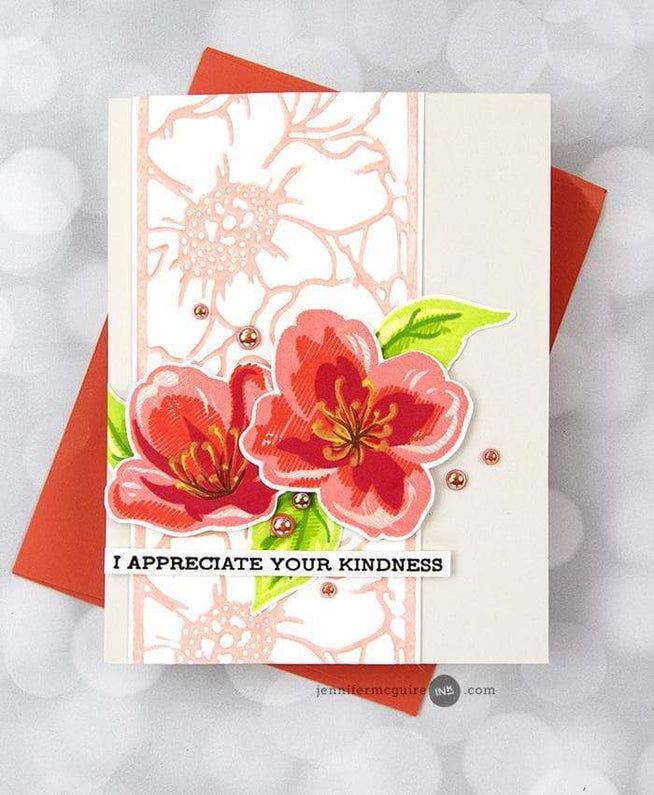 Altenew Stamp & Die & Stencil Bundle Zig Zag Floral Stamp & Die & Mask Stencil Bundle