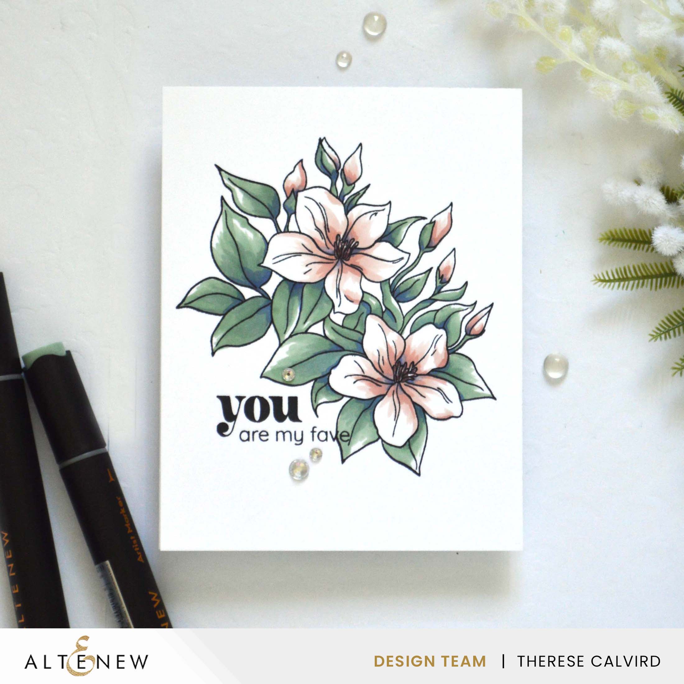 Sweet Jasmine Stamp & Die Bundle | Altenew