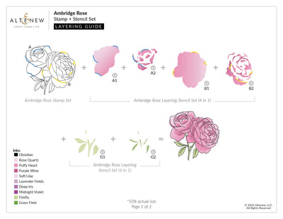 Altenew Release Bundle Ambridge Rose Complete Bundle