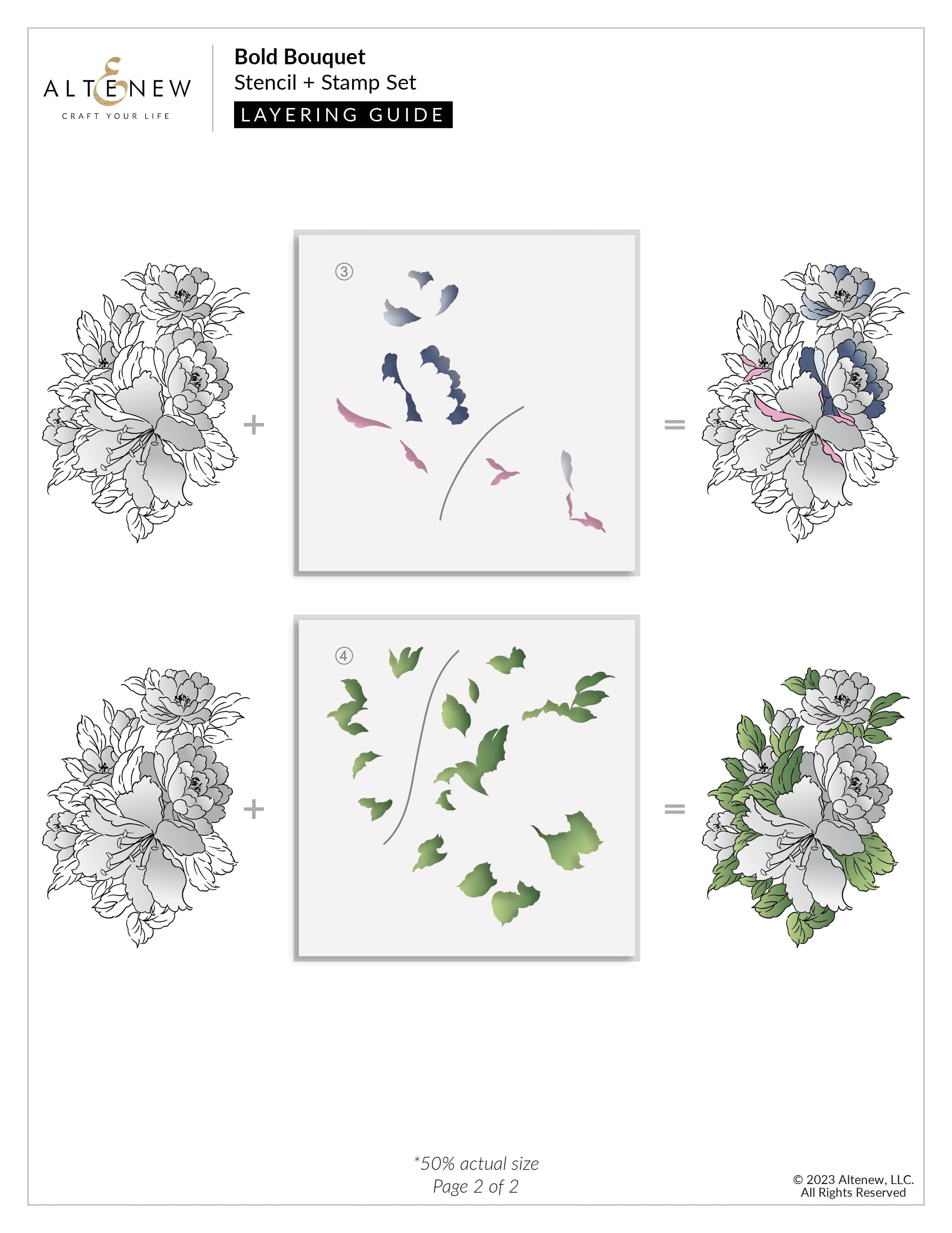 Bold Bouquet Stamp & Die Bundle | Altenew