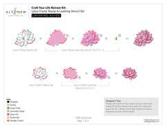 Altenew Release Bundle Lotus Frame Complete Bundle