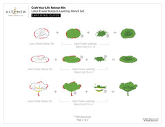 Altenew Release Bundle Lotus Frame Complete Bundle