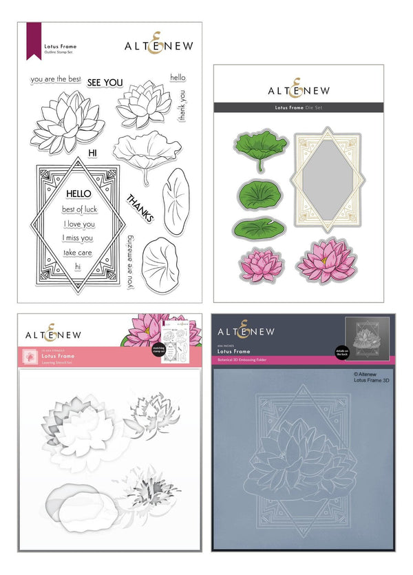 Altenew Release Bundle Lotus Frame Complete Bundle
