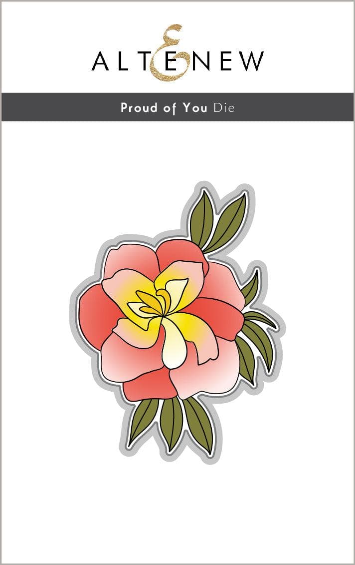 Altenew Stamp & Die & Stencil & Embossing Folder Bundle Proud Of You